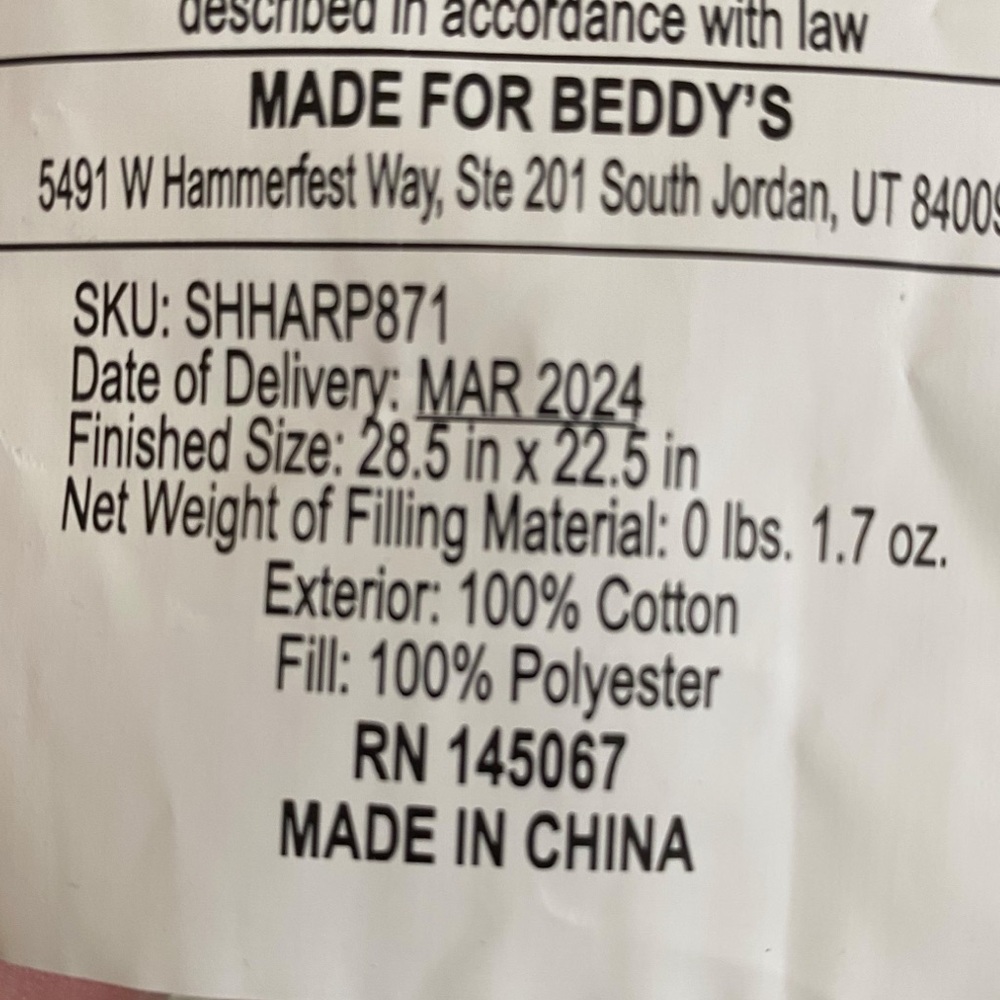 Beddy’s Harper Luxe Grey Waffle Weave Thermal Pillow Shams Set of 2 - Picture 9 of 12